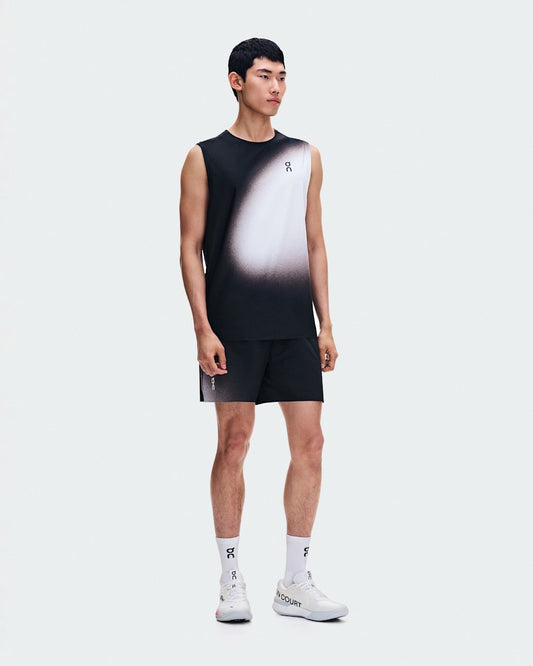 Men's 5" Court Shorts Swing - Black/Mulberry