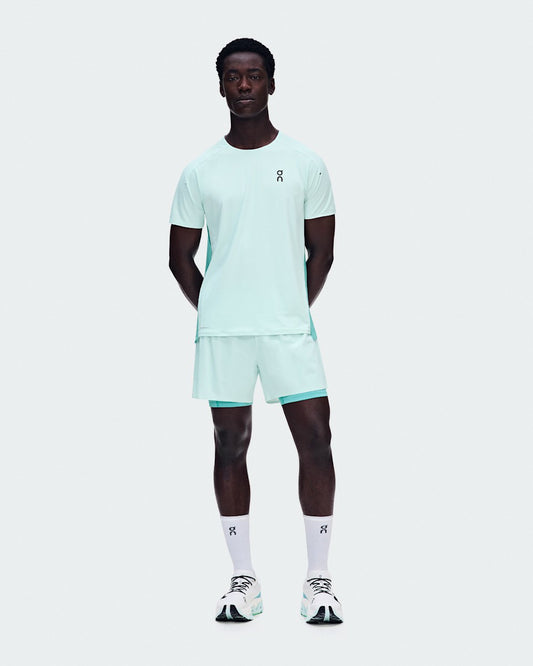 Men's 5" Performance 2/1 Shorts - Flurry/Aquamarine