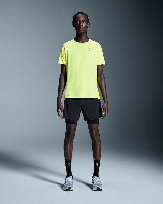 Men's 5" Performance 2/1 Shorts - Black