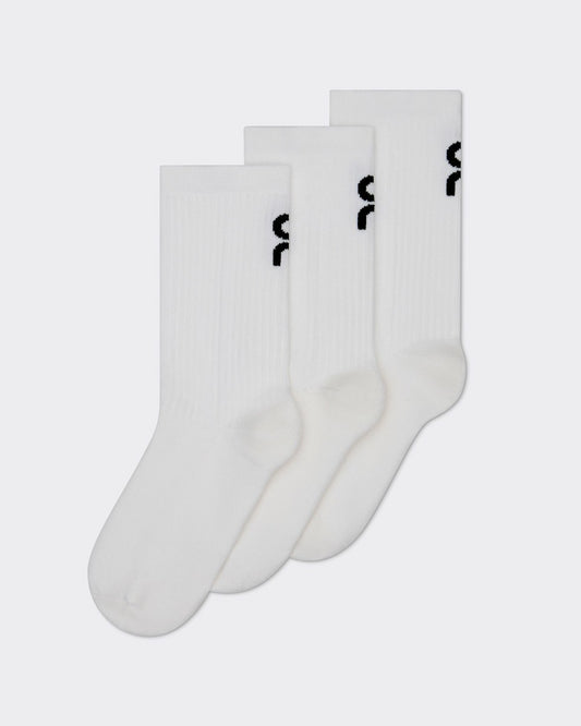 Logo Sock High 3P Kids for Kids - White